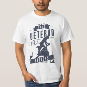 Camiseta Veterano ama el fitness