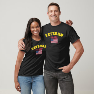 Camiseta Veterano America Team USA Flag True Classic Tee