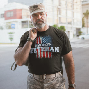 Camiseta Veterano americano