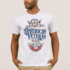Camiseta Veterano Americano Antiguo