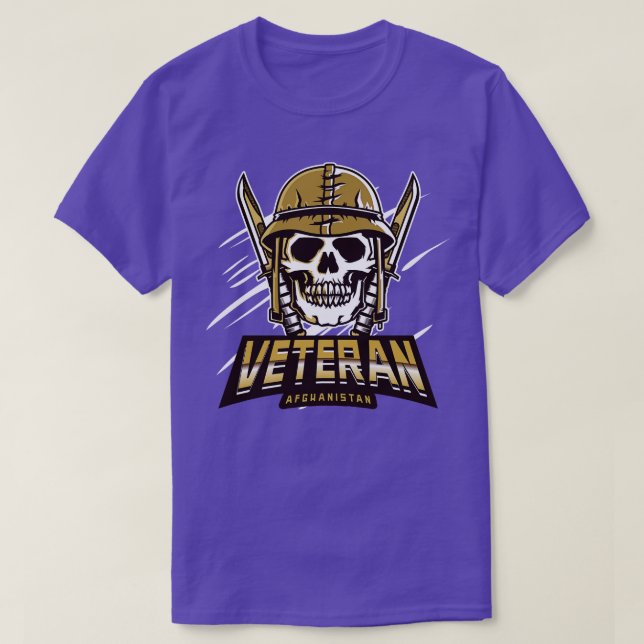 Camiseta Veterano de Afganistán (Diseño del anverso)