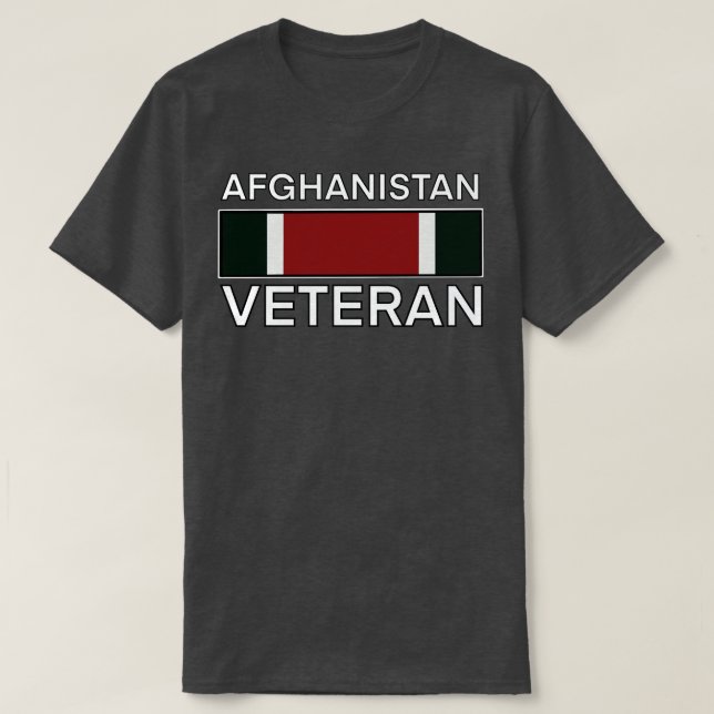 Camiseta Veterano de Afganistán (Diseño del anverso)