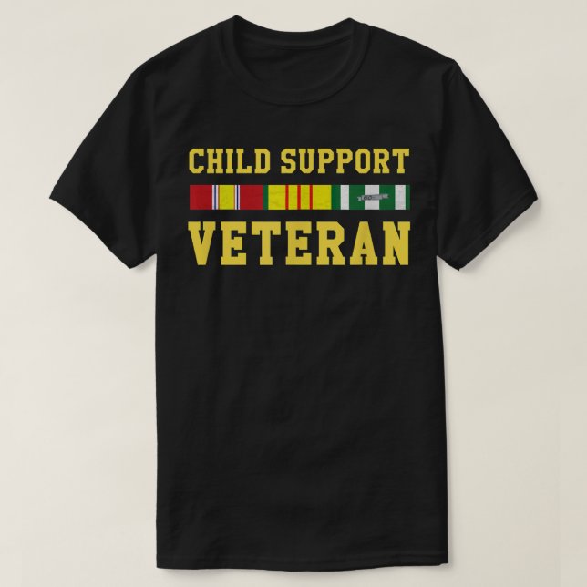 Camiseta Veterano de apoyo infantil T (Diseño del anverso)