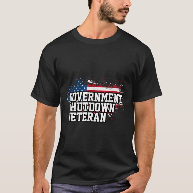 Camiseta Veterano de cierre del gobierno (Anverso)
