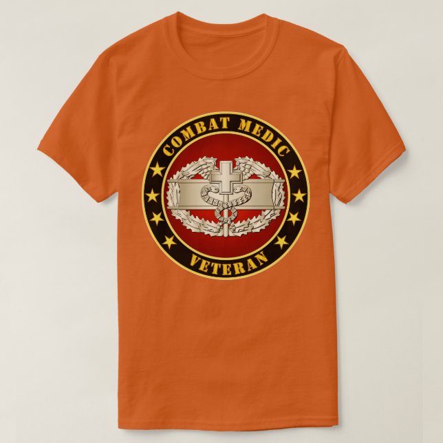 Camiseta Veterano de combate (Diseño del anverso)