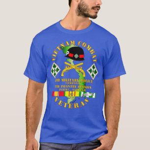 Camiseta Veterano de combate de Vietnam con 4ª Policía Mili
