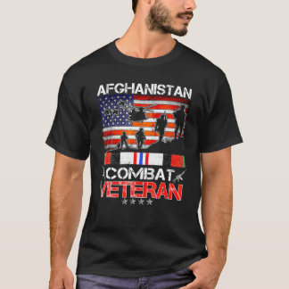 Camiseta Veterano de combate en Afganistán Ejército de los 