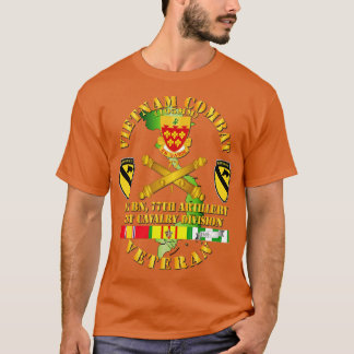 Camiseta Veterano de combate en Vietnam con DUI del 1er Bn