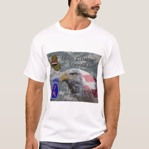 Camiseta Veterano de combate Irak en la décima edición de M