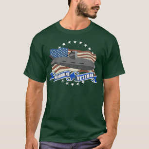 Camiseta Veterano de combate submarino de Estados Unidos