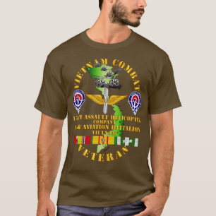 Camiseta Veterano de combate Vietnam 174º AHC con 14º Avn B