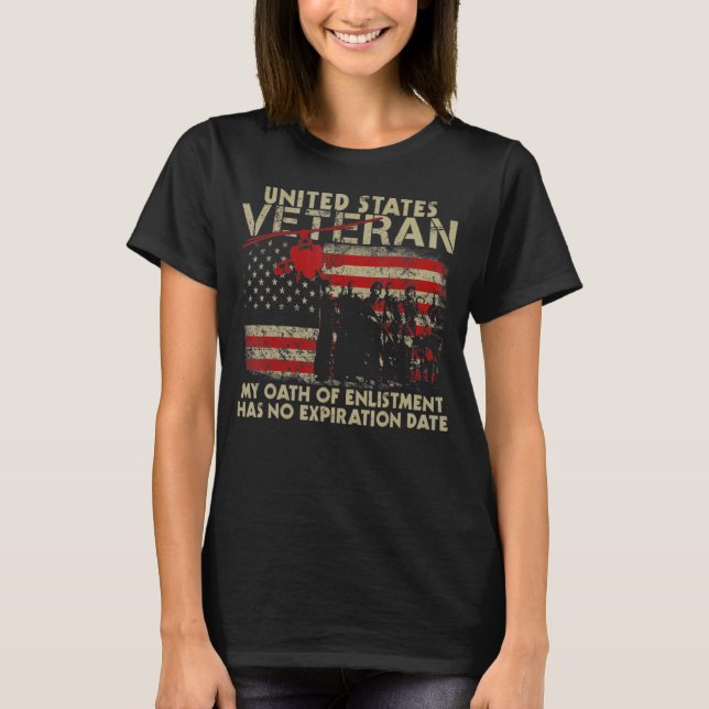 Camiseta Veterano De Eeuu (Anverso)