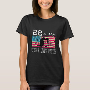 Camiseta Veterano De Guerra Concienciación Sobre El Suicidi