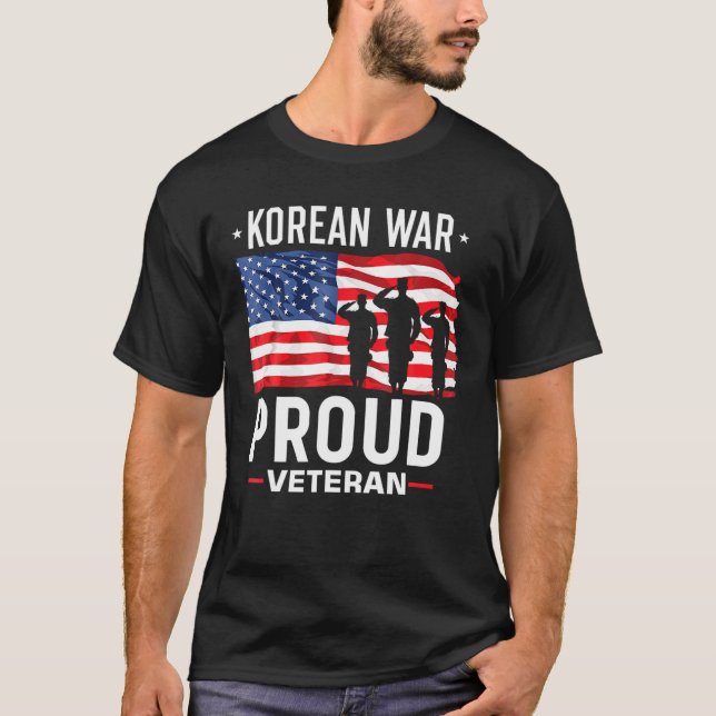 Camiseta Veterano de guerra coreano (Anverso)