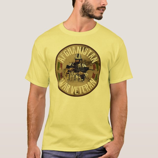 Camiseta Veterano de guerra de Afganistán del canadiense II (Anverso)