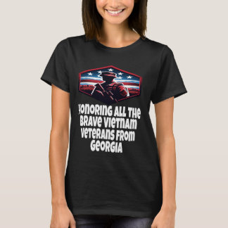Camiseta Veterano de guerra de Vietnam: Los valientes veter