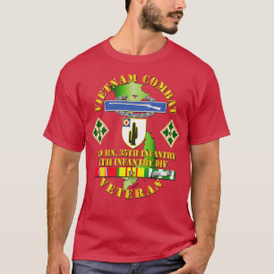 Camiseta Veterano de Infantería de Guerra de Vietnam con 2º