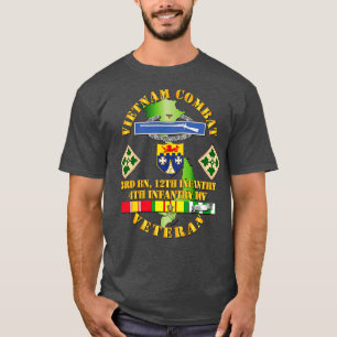 Camiseta Veterano de Infantería de Guerra de Vietnam w 3ᵉʳ 