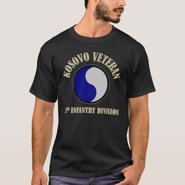 Camiseta Veterano de Kosovo - 29na identificación (Anverso)