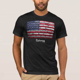 Camiseta Veterano de la bandera de EE. UU.