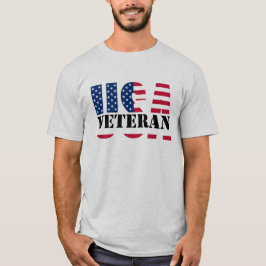Camiseta Veterano de la bandera de los Estados Unidos TShir