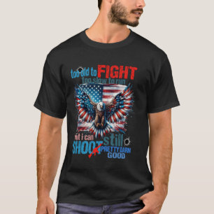 Camiseta Veterano de la Bandera Estadounidense Demasiado Vi