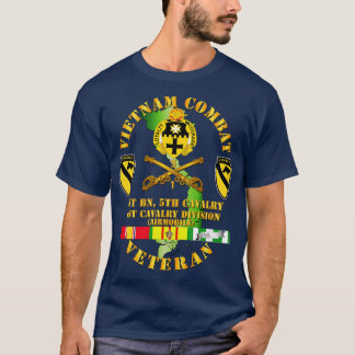 Camiseta Veterano de la caballería de guerra de Vietnam con