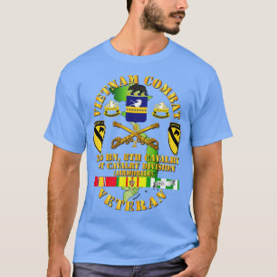 Camiseta Veterano de la caballería de guerra de Vietnam con