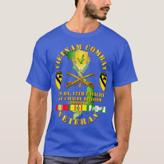 Camiseta Veterano de la caballería de guerra de Vietnam con
