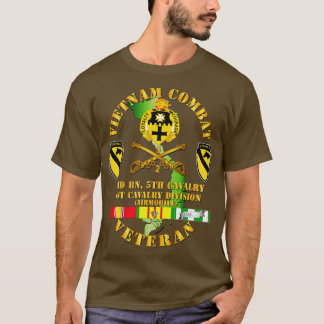 Camiseta Veterano de la caballería de guerra de Vietnam con