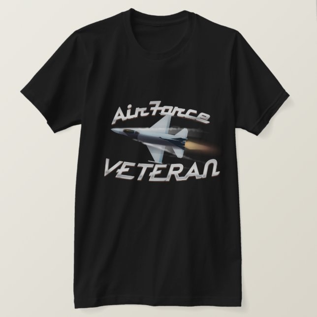 Camiseta Veterano de la Fuerza Aérea (Anverso del diseño)