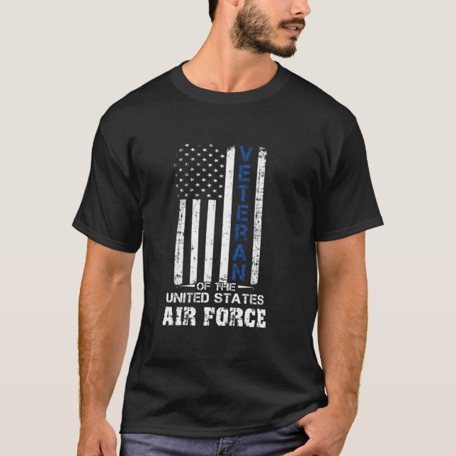 Camiseta Veterano de la Fuerza Aérea de Estados Unidos USAF (Anverso)