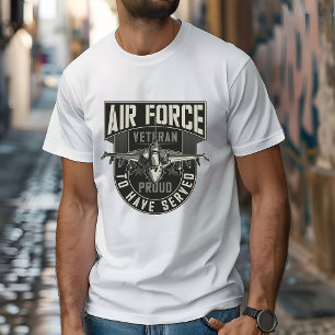 Camiseta "Veterano De La Fuerza Aérea" Que Ha Servido