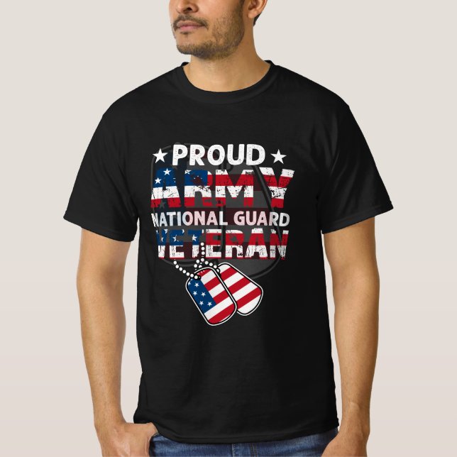 CAMISETA VETERANO DE LA GUARDIA NACIONAL DEL EJÉRCITO ORGUL (Anverso)