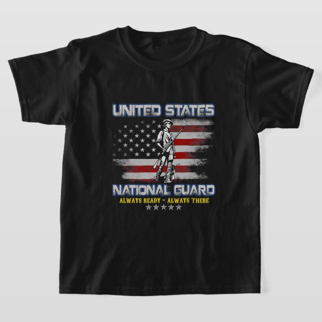 Camiseta Veterano de la Guardia Nacional siempre listo Band (Distribución)