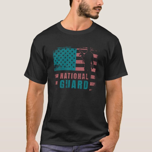 Camiseta Veterano de la Guardia Nacional TShirt (Anverso)