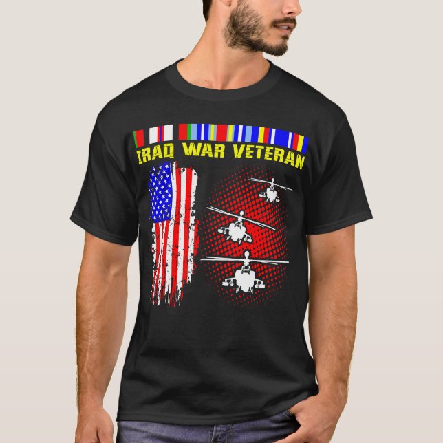 Camiseta Veterano de la guerra de Irak (Anverso)