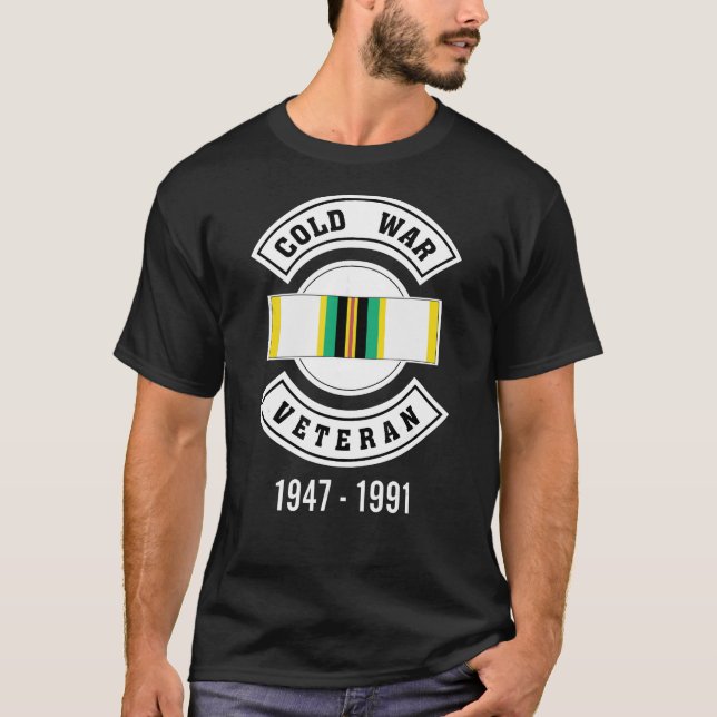 Camiseta Veterano de la Guerra Fría 1947 1991 (Anverso)