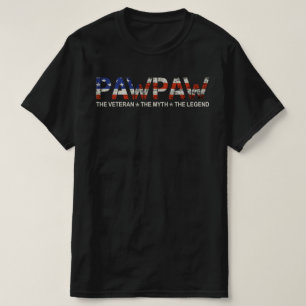 Camiseta veterano de la leyenda del mito del hombre de las