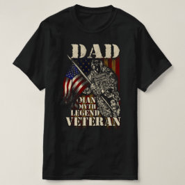 Camiseta veterano de la leyenda del mito del padre