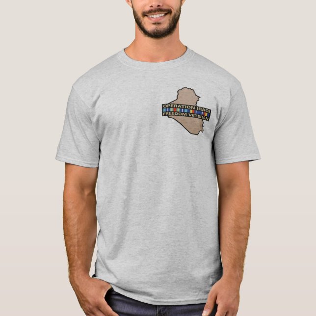 CAMISETA VETERANO DE LA LIBERTAD DE IRAQ (Anverso)
