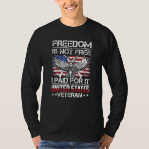 Camiseta Veterano de la Libertad No Es Gratis - Águila Amer