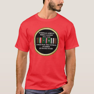 Camiseta Veterano de la Segunda Guerra Mundial con ESTRELLA