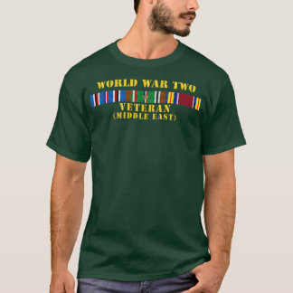 Camiseta Veterano de la Segunda Guerra Mundial con MIDDLE S