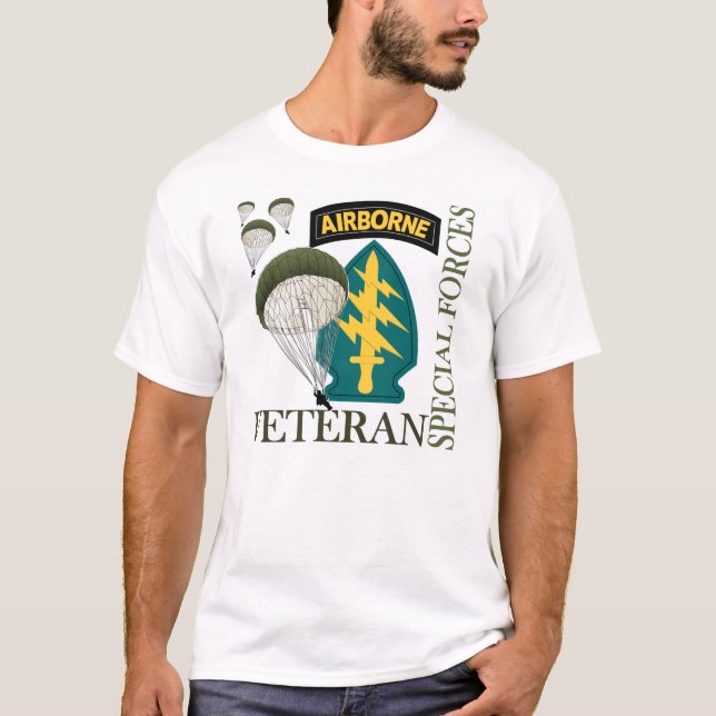 Camiseta Veterano de las fuerzas especiales - (Anverso)
