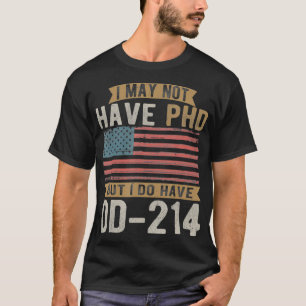Camiseta Veterano de los Estados Unidos, DD-214, Funny Army