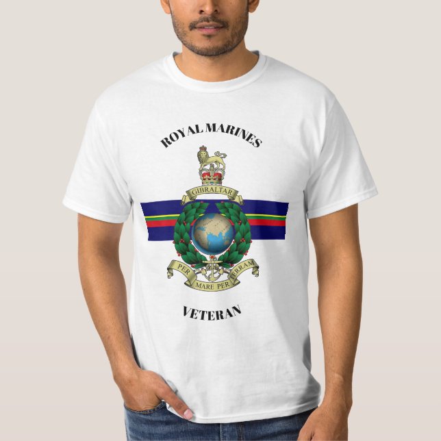 Camiseta Veterano de los Marines Reales (Anverso)
