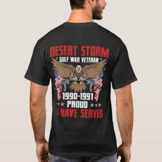 Camiseta Veterano de tormenta del desierto