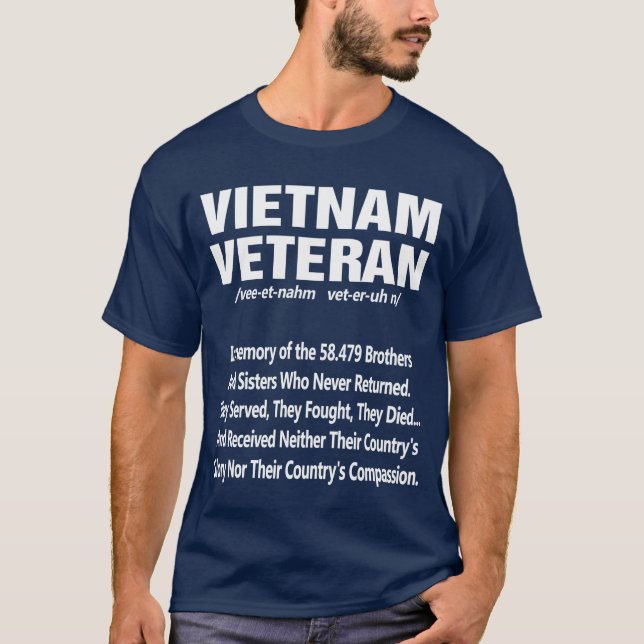 Camiseta Veterano de Viet Nam (Anverso)