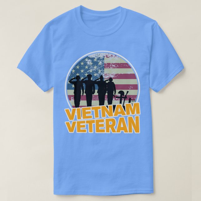 Camiseta Veterano de Vietnam americano (Diseño del anverso)